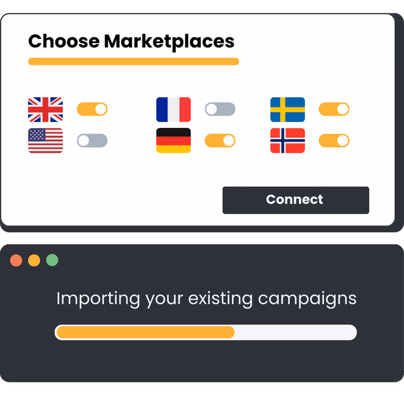 Easy Start - Choose Marketplaces